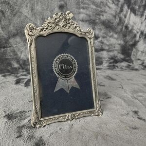 Elias American Sterling Pewter Ornate Picture Frame 4 X 6Elias Artmetal